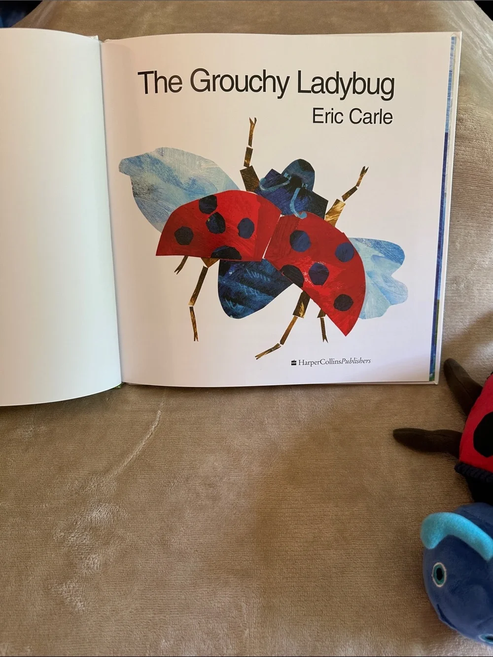 The Grouchy Ladybug Book & Plushie  - Red and Black